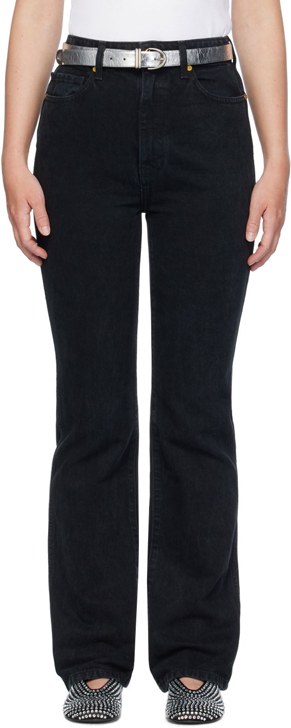 Jeans Khaite Black 'The Danielle' Jeans Musta | 1032913091