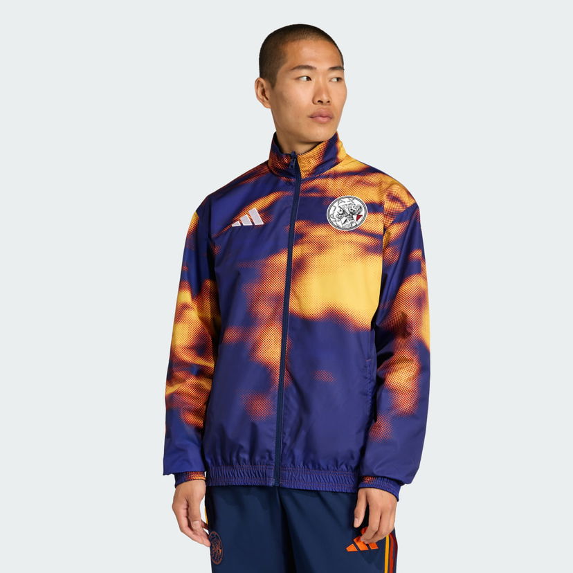 Tuulitakki adidas Performance Ajax Amsterdam x ID&T Graphic Track Top Monivärinen | JZ1585