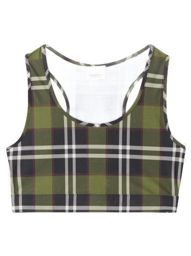 Crop top Burberry Vintage Check Crop Top Vihreä | 8055846
