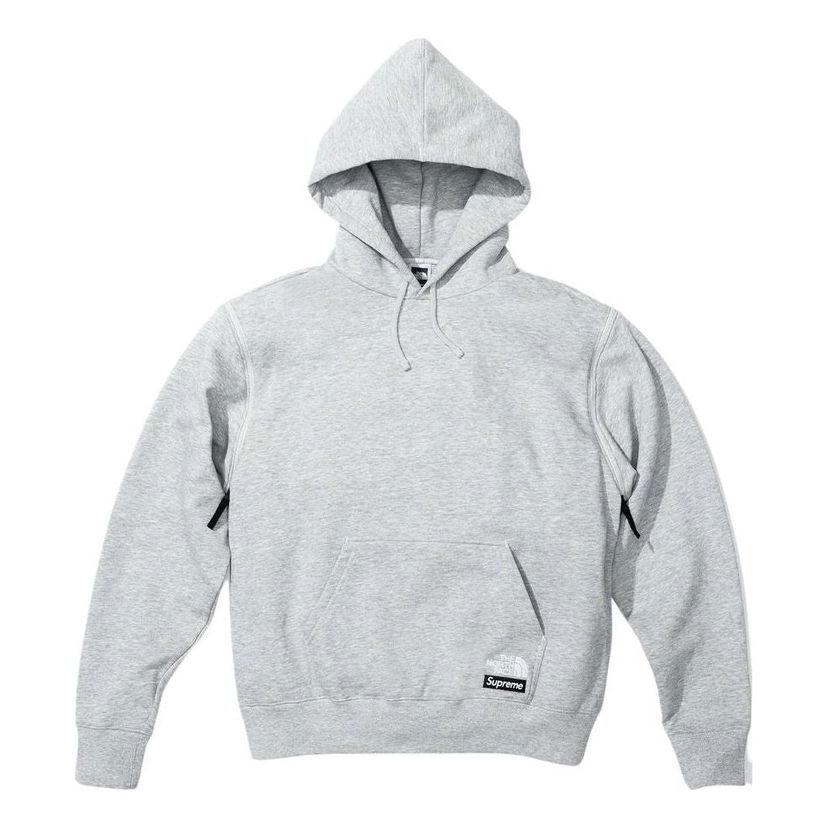 Huppari Supreme Convertible Hooded Sweatshirt by Supreme x The North Face Harmaa | SUP-SS23-075