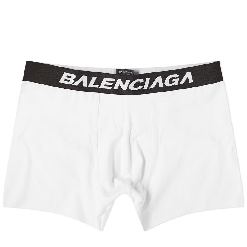 Nyrkkeilijät Balenciaga Logo Boxer Briefs Valkoinen | 766944-4B7B2-9060
