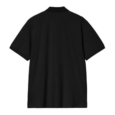 Poolopaita Carhartt WIP Short Sleeve Script Polo Musta | I035231_9, 2