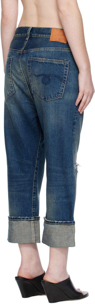 Jeans R13 R13 Cuffed Tailored Drop Cropped Jeans Sininen | R13WD194-D341C, 2