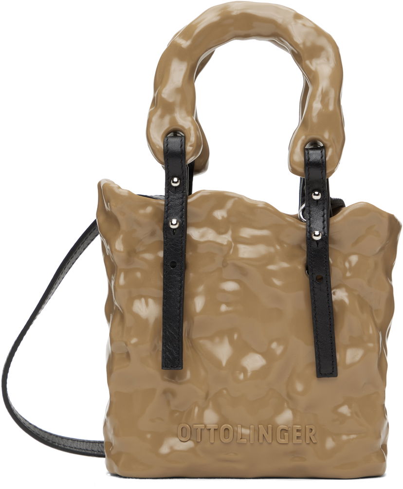 Käsilaukku Ottolinger Ottolinger Strap Signature Ceramic Bag Beige | 12690032601