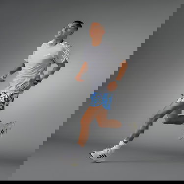 Shortsit adidas Performance Own the Run 3-Stripes Allover Print Sininen | IQ3820, 4