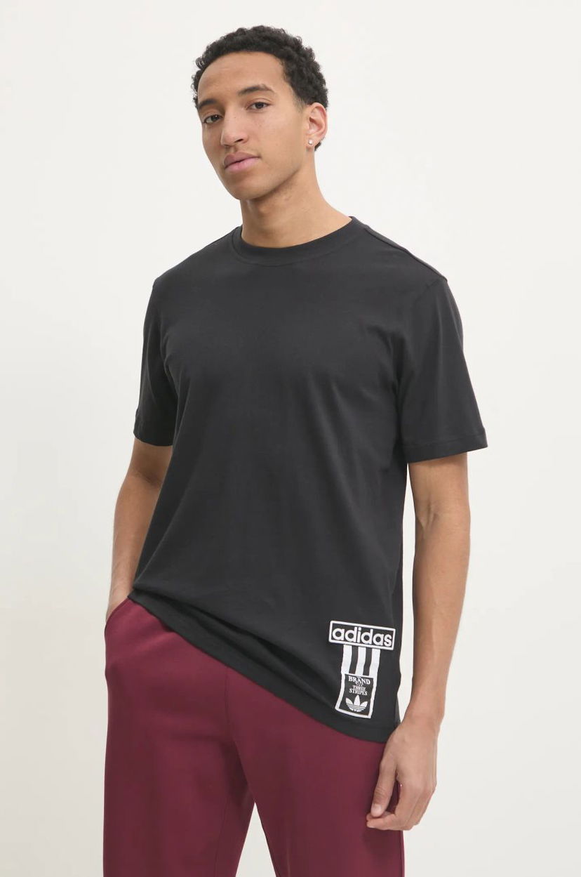 T-paita adidas Originals Black Graphic T-Shirt Musta | JD4194