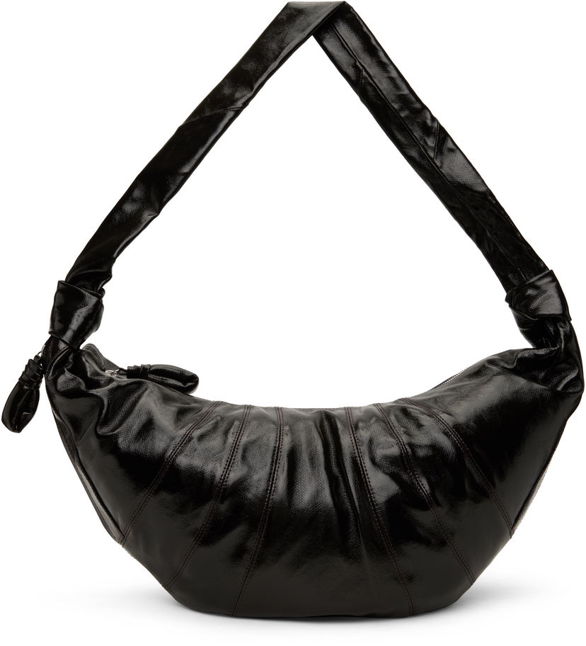 Olkalaukku LEMAIRE Large Croissant Shoulder Bag Musta | BG0000 LF1329