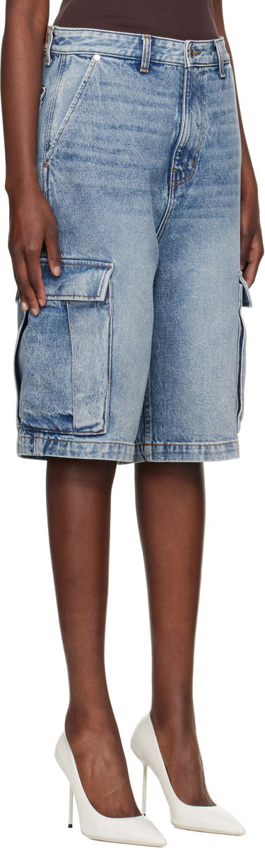 Shortsit Rhude Rhude Baggy Denim Cargo Shorts Sininen | RHPS25SH05012, 1
