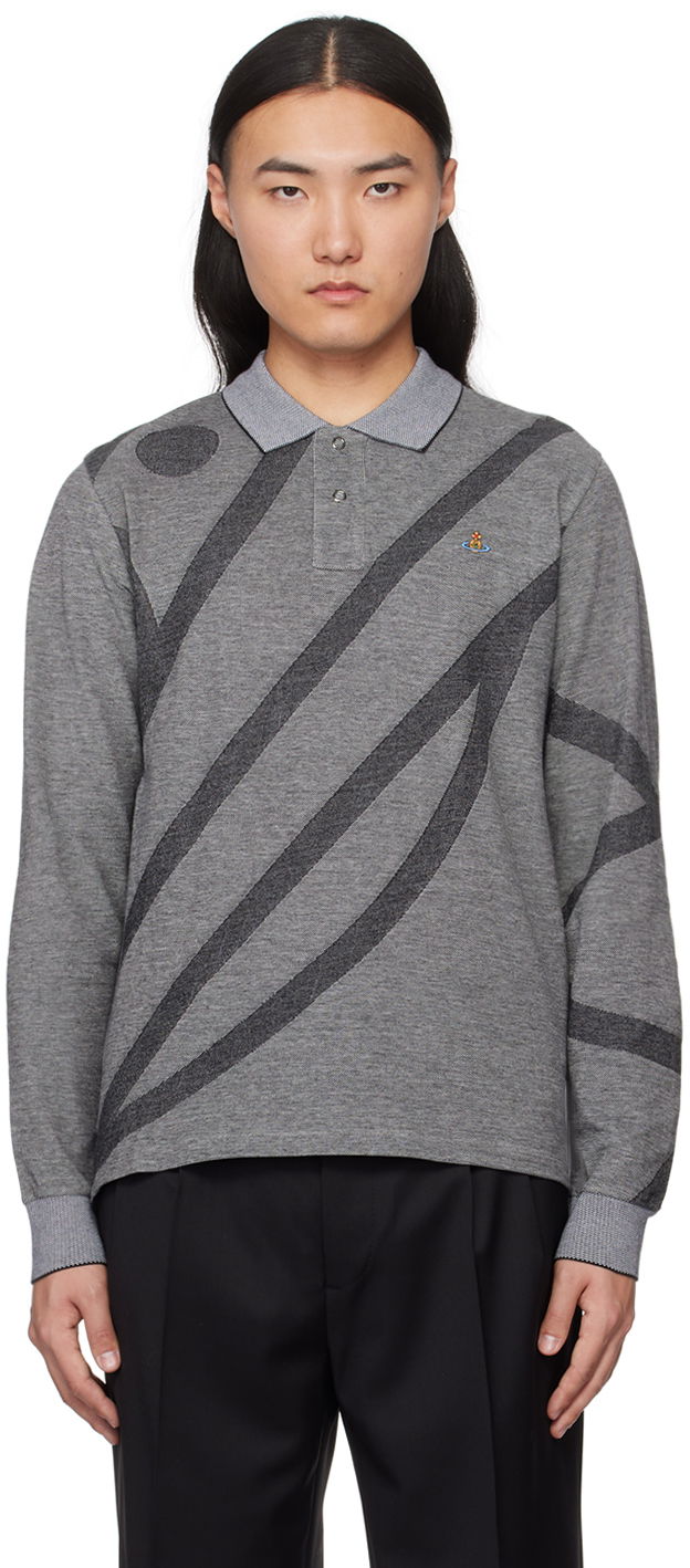 Poolopaita Vivienne Westwood Polo Tee Harmaa | 2H01000H-J0051-