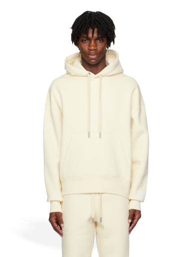 Huppari AMI Drawstring Hoodie Valkoinen | USW217.740