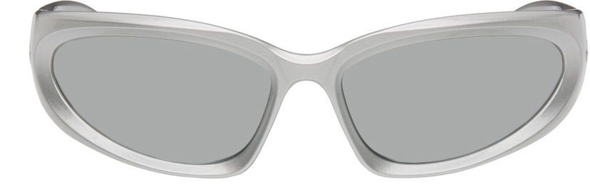 Aurinkolasit Balenciaga Silver Swift Metallinen | BB0157S
