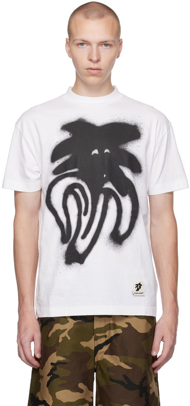 T-paita Palm Angels White Jimmy Valkoinen | PMAA001E23JER0050110