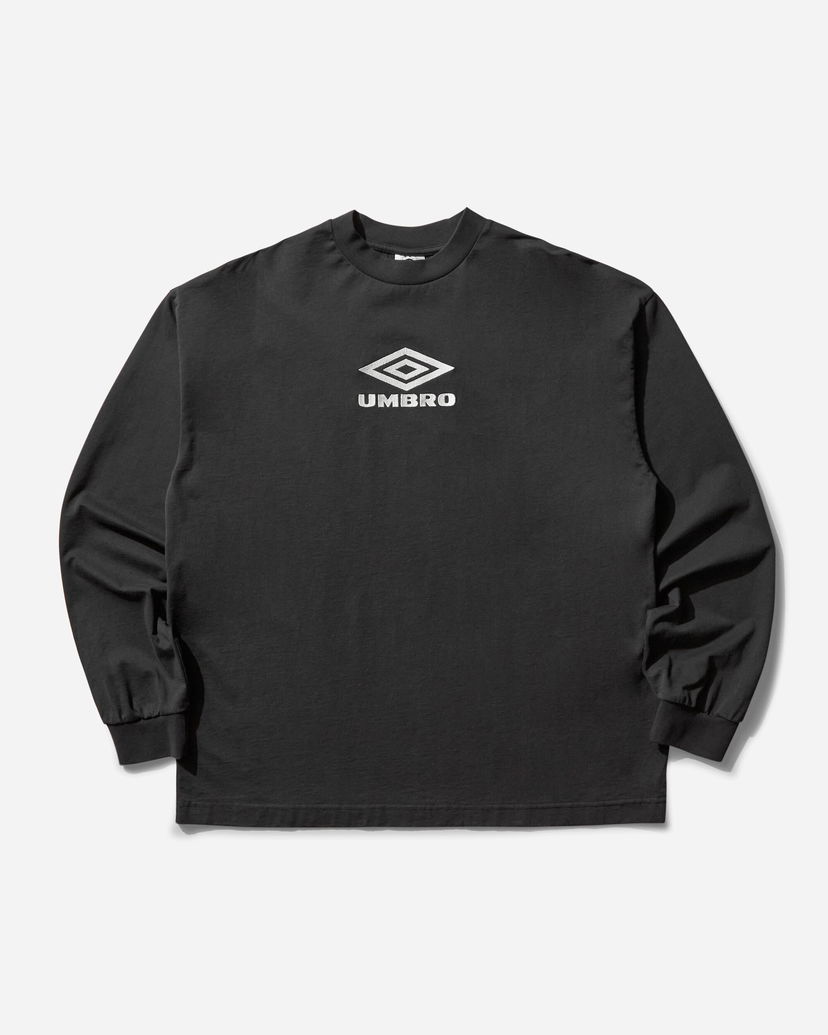 T-paita Umbro OG Logo Longsleeve T-Shirt Musta | UBMW0237JY54 BLK0052