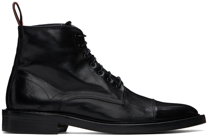 Vaatteet Paul Smith Paul Smith Leather Newland Boots Musta | M1S-NEW01-MLEA-79