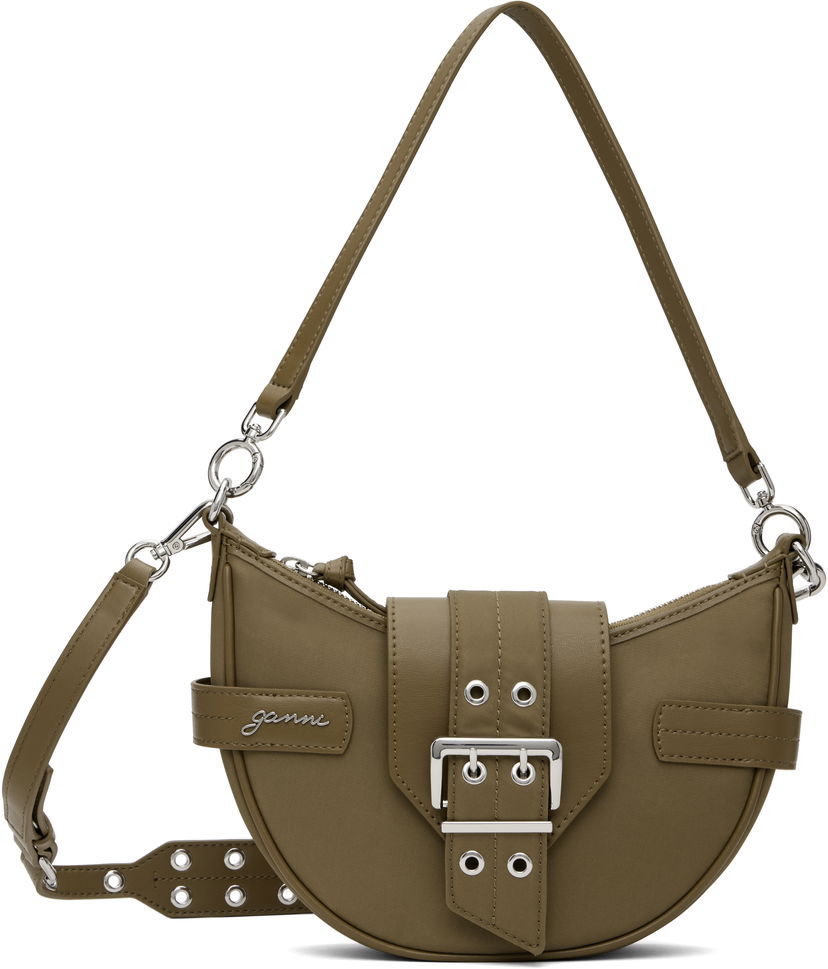 Olkalaukku GANNI GANNI Bucky Small Crossbody Bag Vihreä | A6363