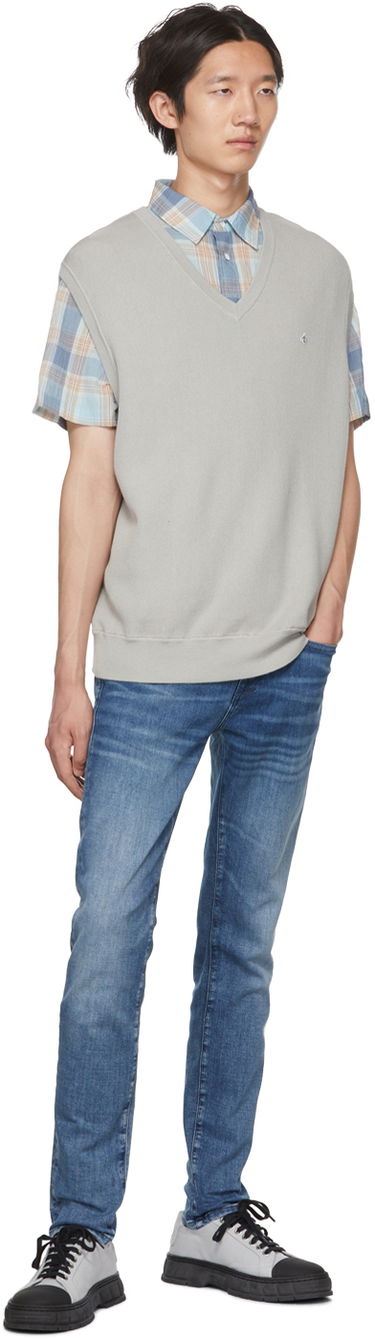 Villapaita rag & bone Winslow Knit Vest Harmaa | MBS22P012LL12, 3