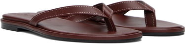 Asusteet Aeyde Aeyde Melody Leather Toe-Post Flip-Flops Ruskea | A11-FS-FDMR08FL191-SS25-955-007, 3