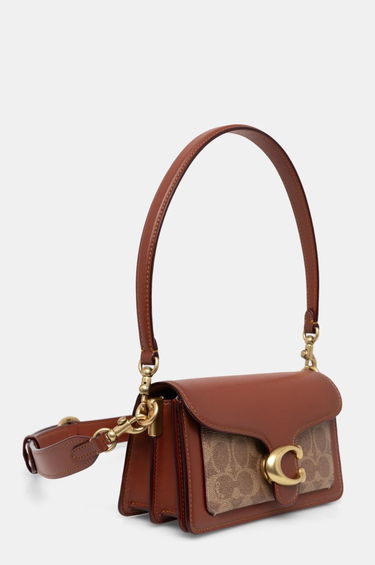 Käsilaukku Coach Brown Leather Shoulder Bag with Removable Strap Ruskea | CY200, 1