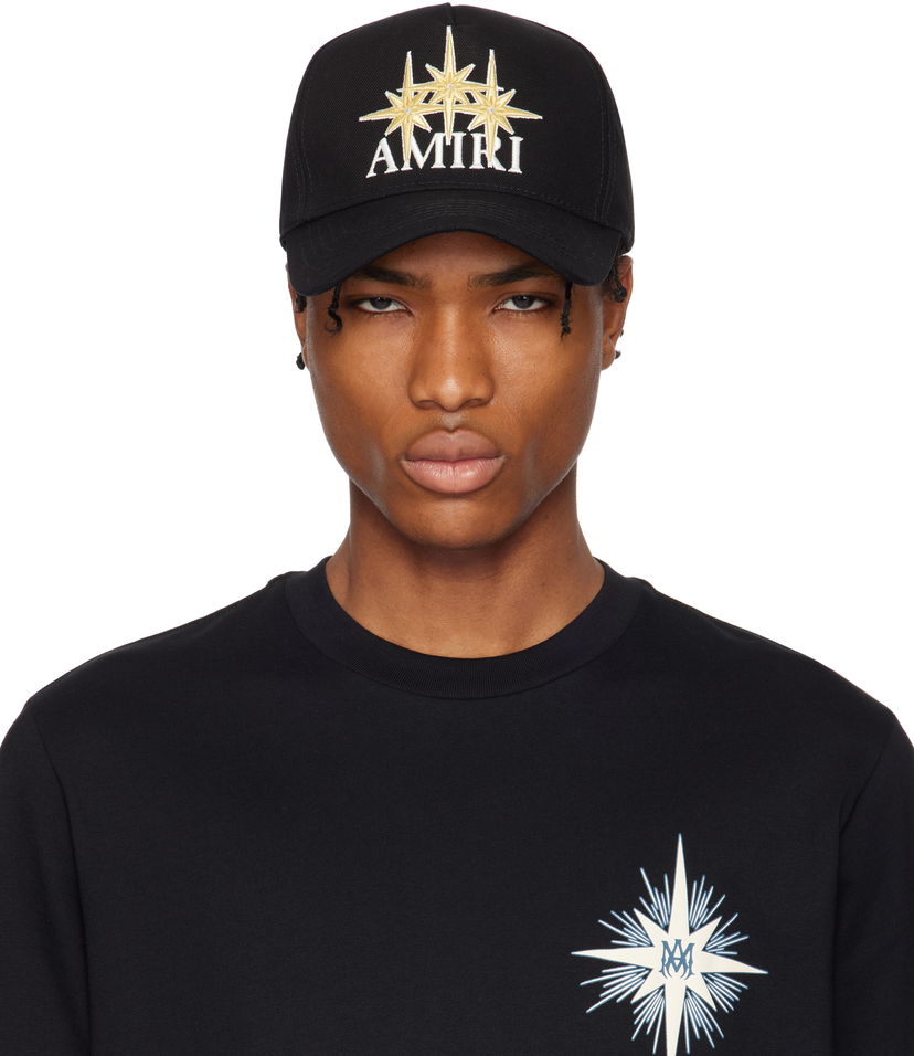 Korkki AMIRI AMIRI Starburst Baseball Cap Musta | AMHACP1049