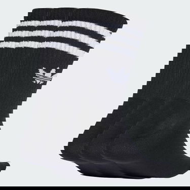 Sukat adidas Performance 3-Stripes Crew Socks - 3 Pairs Musta | JV7402, 0