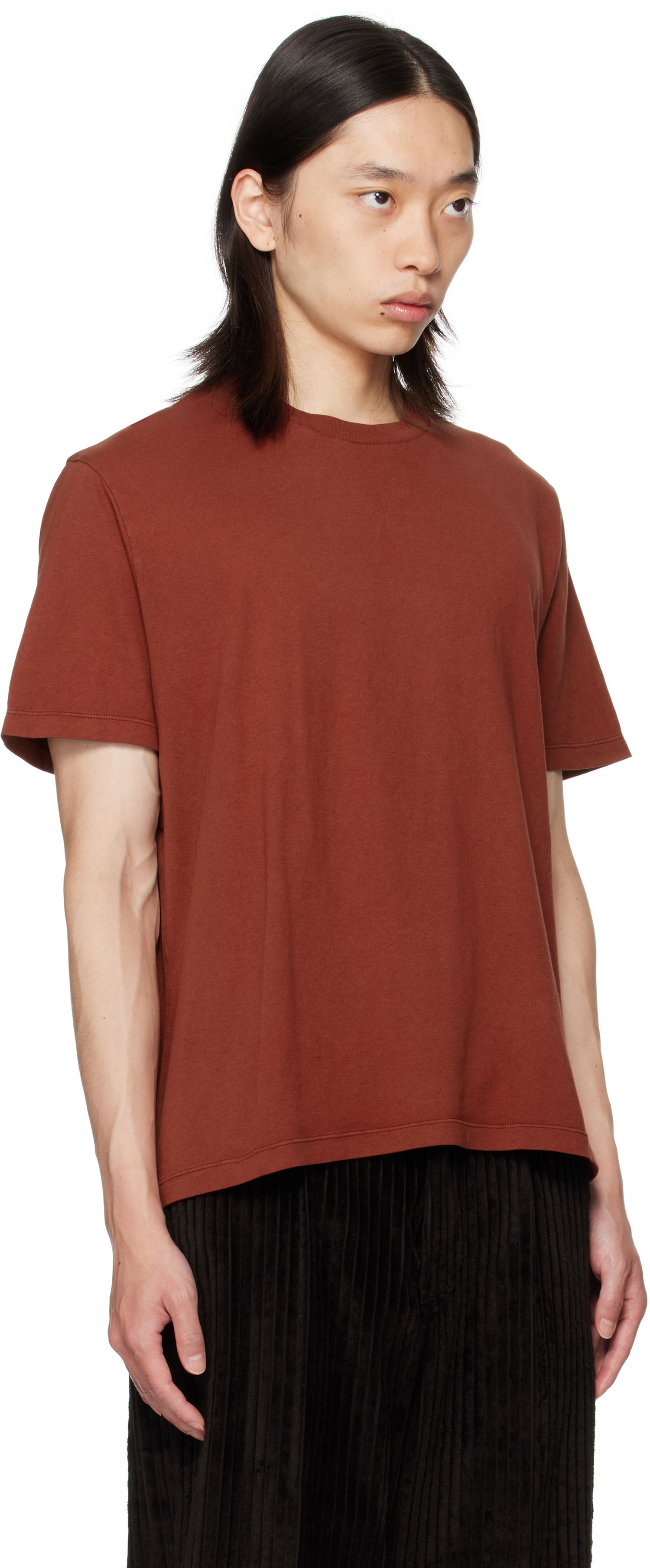 T-paita OUR LEGACY OUR LEGACY Box T-Shirt Ruskea | M4256BB, 1