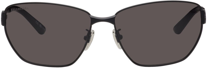 Aurinkolasit Balenciaga Rectangular Sunglasses Musta | BB0337SK-001