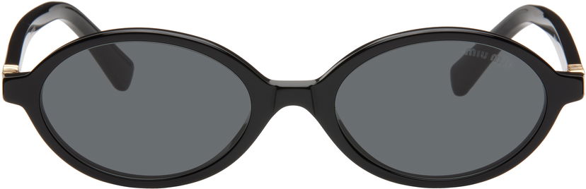 Aurinkolasit Miu Miu Miu Miu Regard Round Sunglasses Musta | 0MU 04ZS 8056597989275