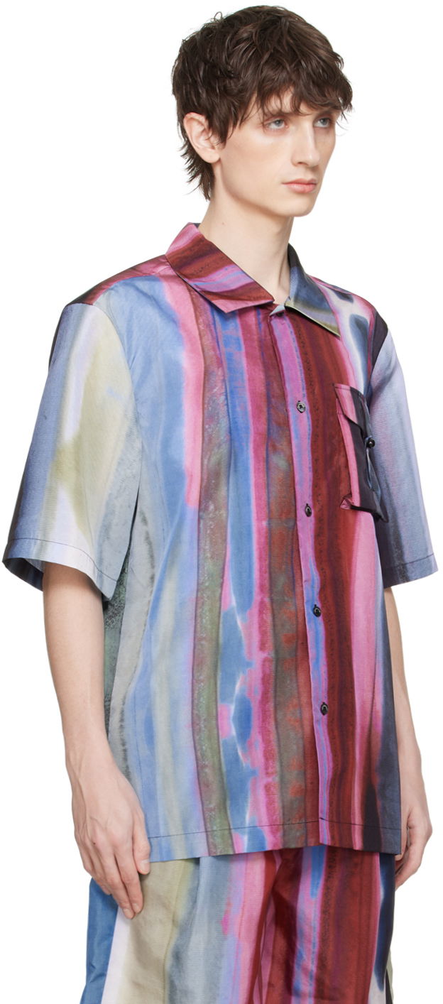 Paita Feng Chen Wang Feng Chen Wang Bellows Pocket Short Sleeve Shirt Monivärinen | FUS17SR15, 1