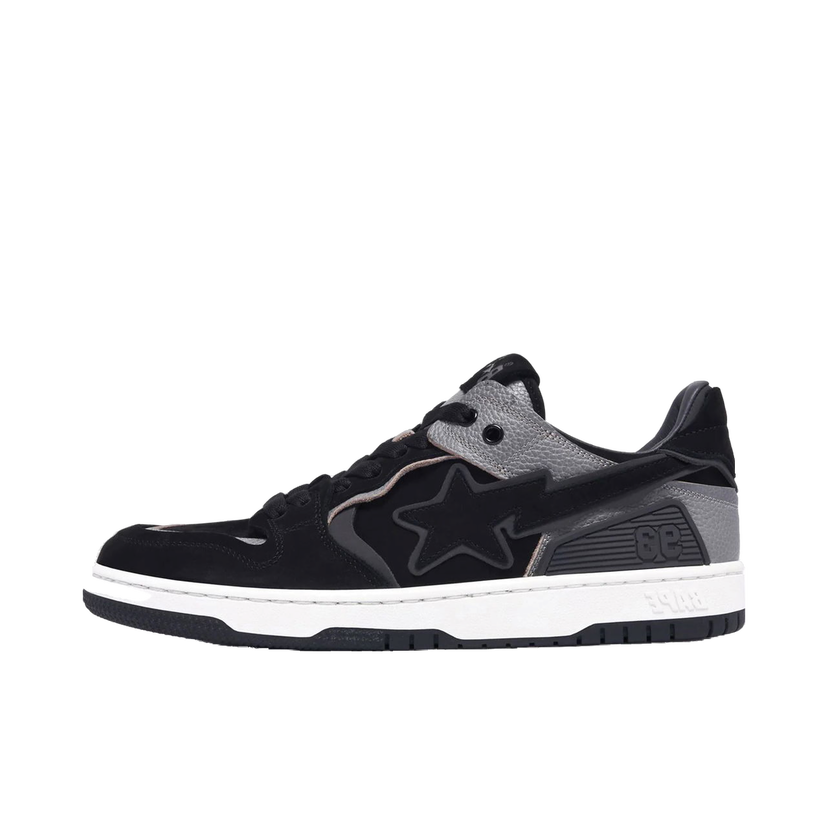 Tennarit ja kengät BAPE A Bathing Ape Sk8 Sta #6 Black Musta | 1K30-191-313-BLK/001FWK301313M-BLK