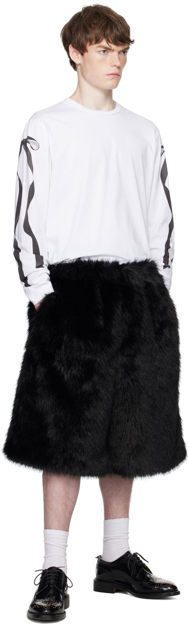 T-paita Simone Rocha Simone Rocha Ribbon Bow Tail Long Sleeve T-Shirt Valkoinen | 5194P54-M 0569, 4