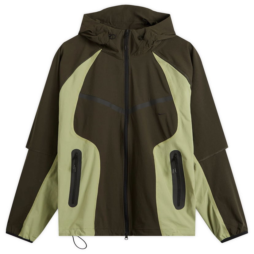 Tuulitakki Nike Tech Woven Full Zip Hooded Jacket Vihreä | IH8461-355