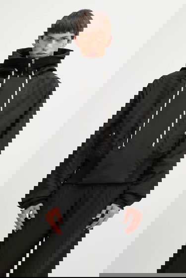 Parka Rick Owens Rick Owens DRKSHDW Cropped Alice Parka Musta | DU02E7781.NCV, 0