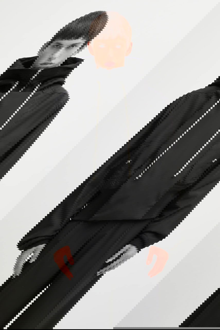 Parka Rick Owens Rick Owens DRKSHDW Cropped Alice Parka Musta | DU02E7781.NCV, 0