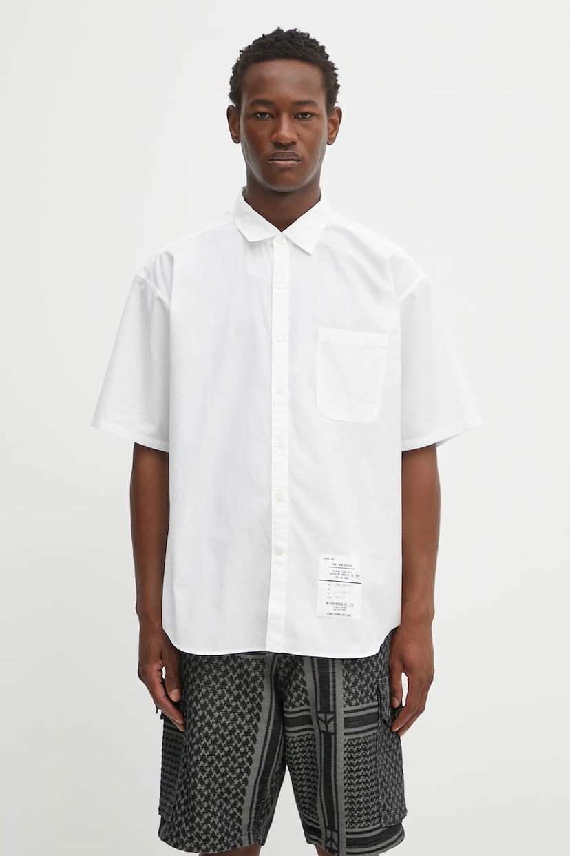 Paita Neighborhood NEIGHBORHOOD Trad Relaxed Fit Shirt Valkoinen | 251SPNH.SHM02