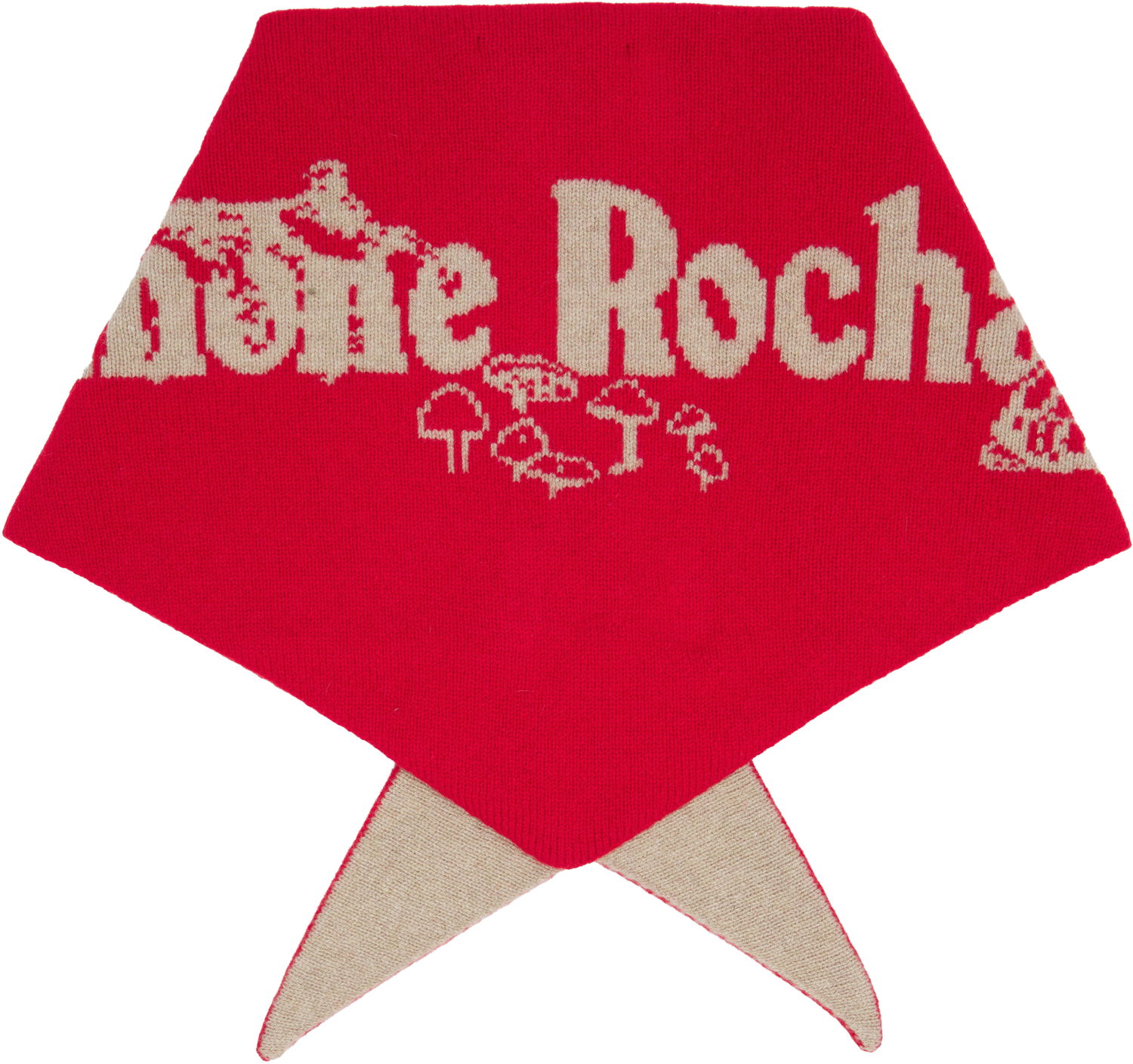 Huivi Simone Rocha Simone Rocha Graphic Logo Knit Neckerchief Monivärinen | KIMK3MD 0669, 1