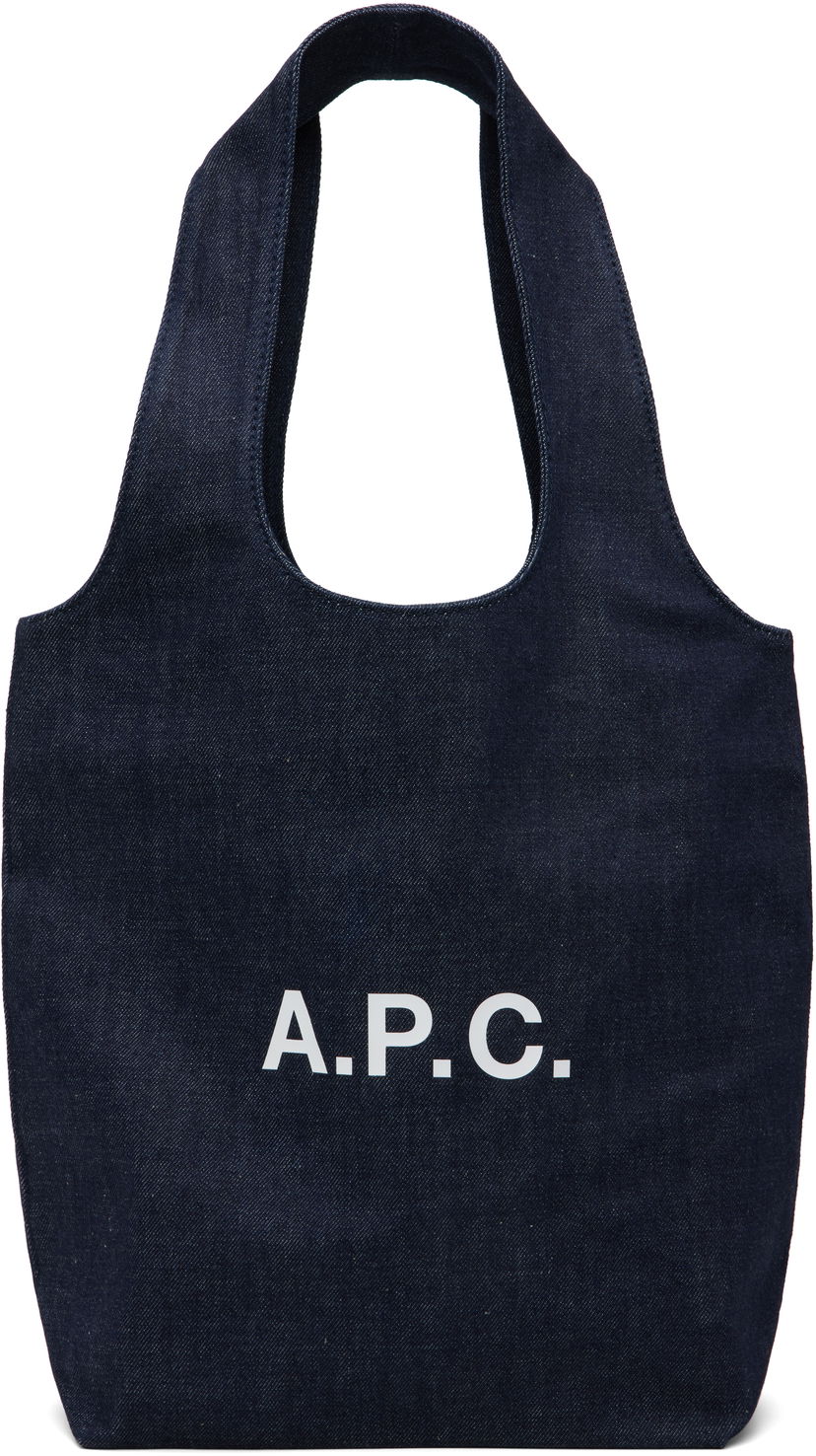 Kangaskassi A.P.C. A.P.C. Ninon Small Tote Bag Tummansininen | COHIZ-M61861