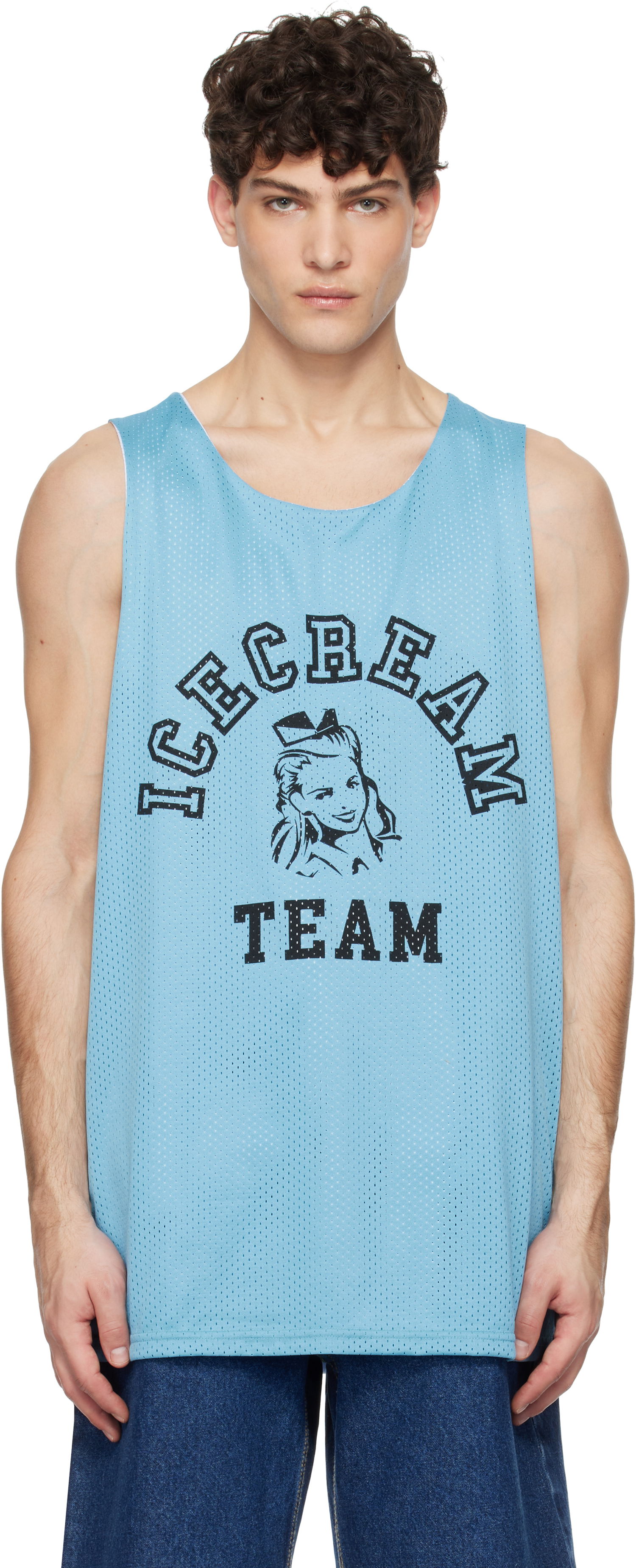 Tankkitoppi BBC IceCream ICECREAM 'Team' Reversible Mesh Tank Top Sininen | IC24467, 0