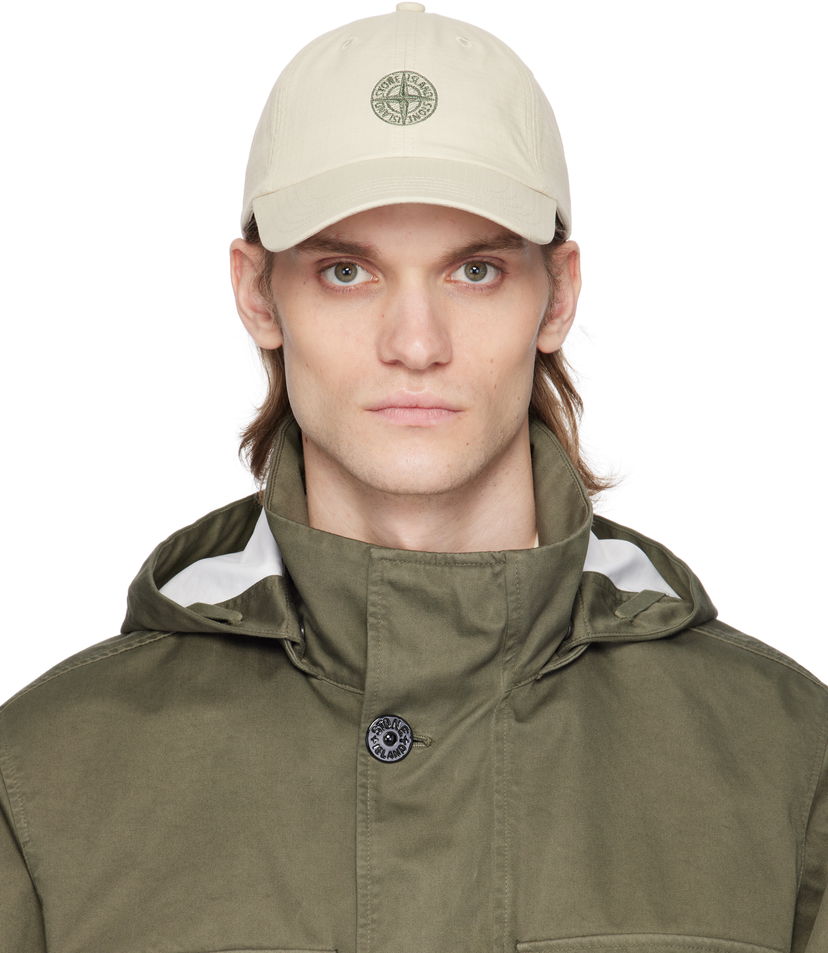 Korkki Stone Island Stone Island Ripstop Cotton Cap Beige | K1S15 9100010 S0154
