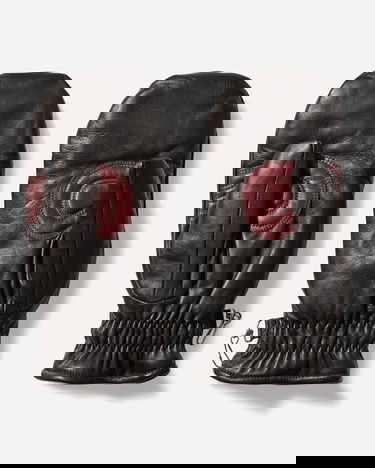 Käsineet OUR LEGACY Spheric Leather Mittens Musta | A4258SBN 001, 3