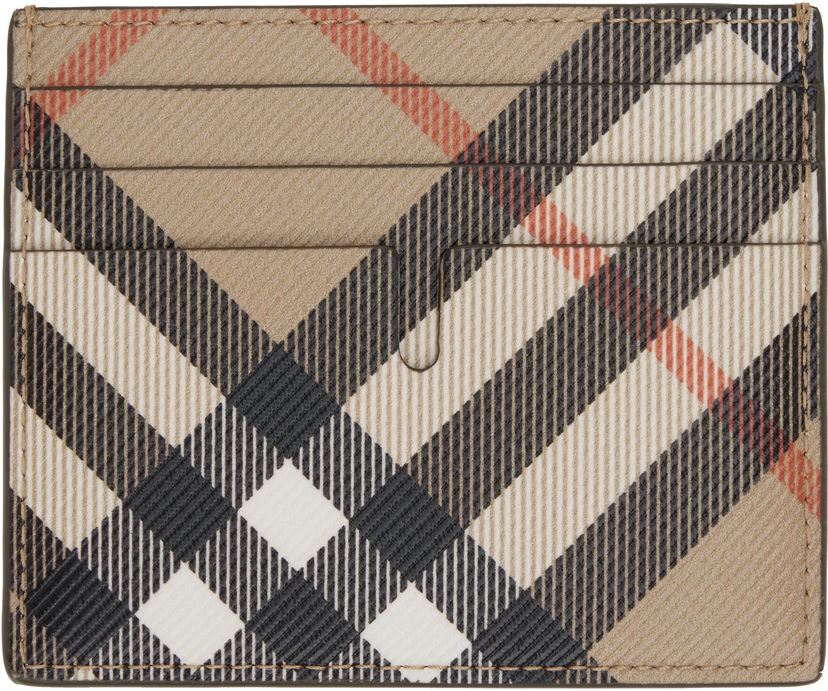 Lompakko Burberry Burberry Sandon Card Holder Beige | 8112305