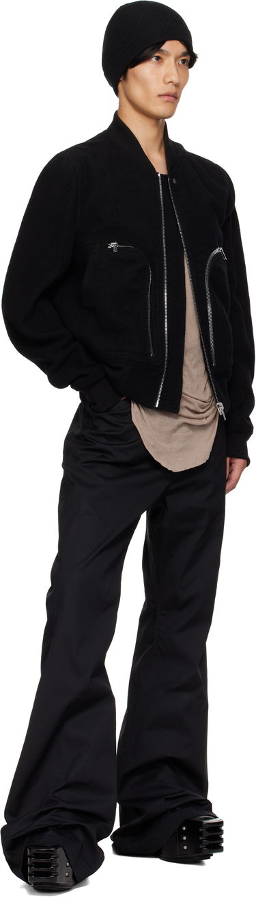 Bomber-takki Rick Owens Rick Owens Bauhaus Flight Jacket Musta | RU02E1749 WBD, 3