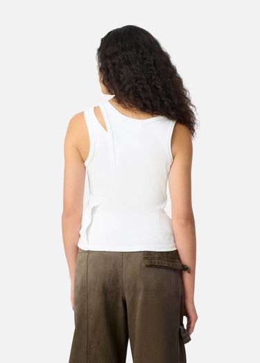 Tankkitoppi AXEL ARIGATO Rina Layered Tank Top Valkoinen | A3422001, 3