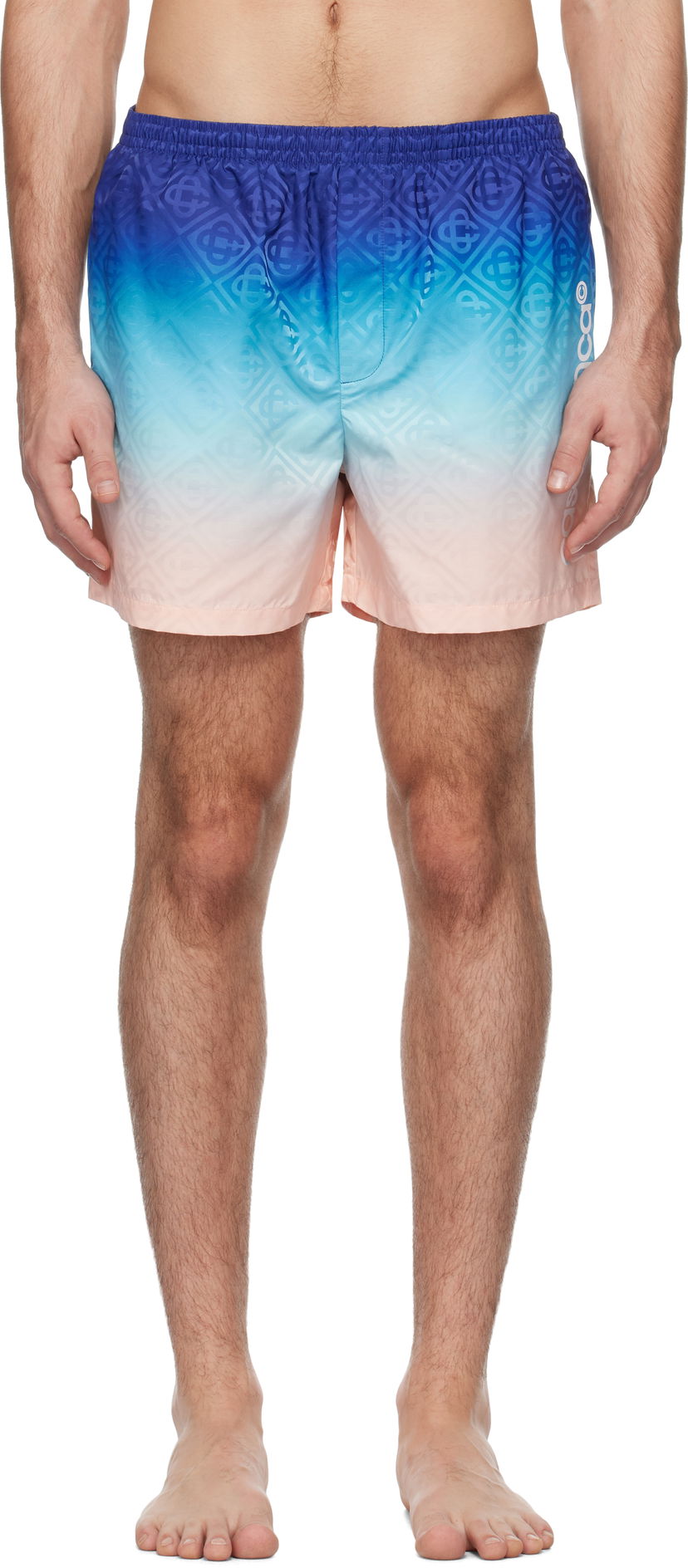 Uimapuvut Casablanca Printed Swim Shorts Sininen | MPS25-TR-224-01
