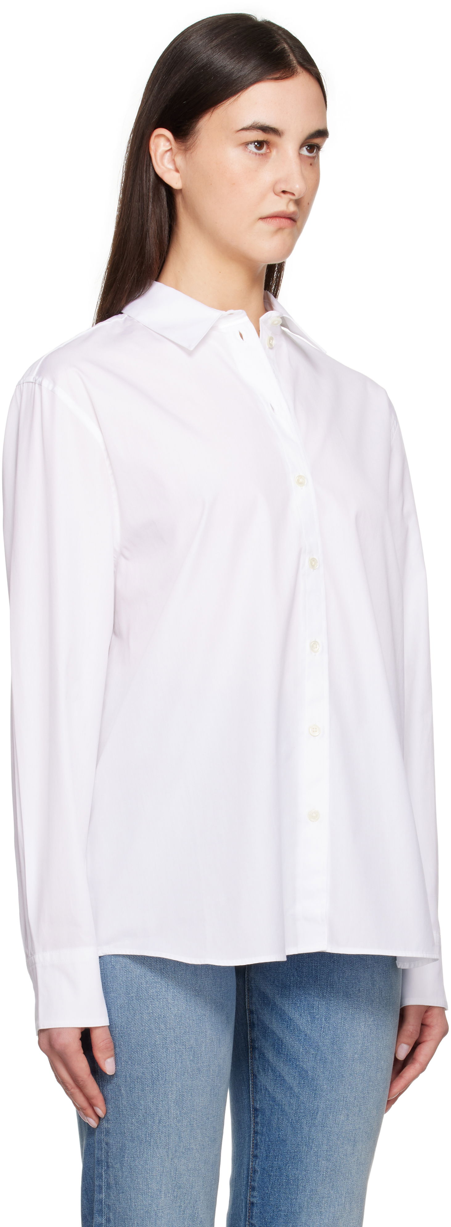 Paita Anine Bing Anine Bing Essie Button-Down Shirt Valkoinen | A-07-11028-WTI26, 1