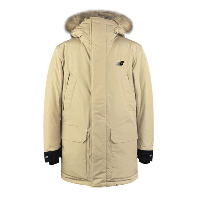 Parka New Balance Lifestyle Down Puffer Jacket Beige | NP943021-BEI