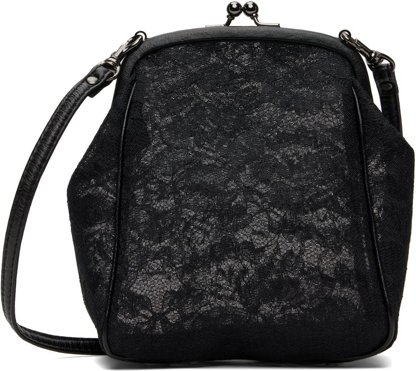 Käsilaukku Yohji Yamamoto Yohji Yamamoto Clasp Pouch Bag Musta | DP-A11-902
