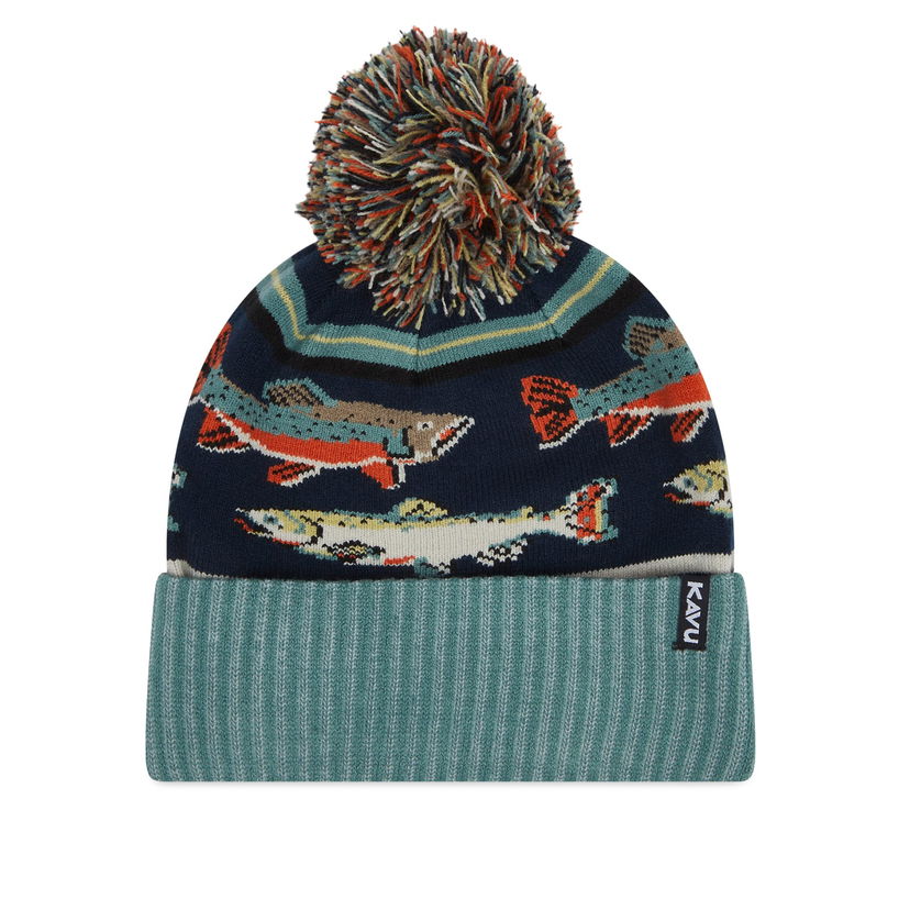 Pipo KAVU Men's Herschel Jacquard Knitted Beanie Vihreä | 1008-1499