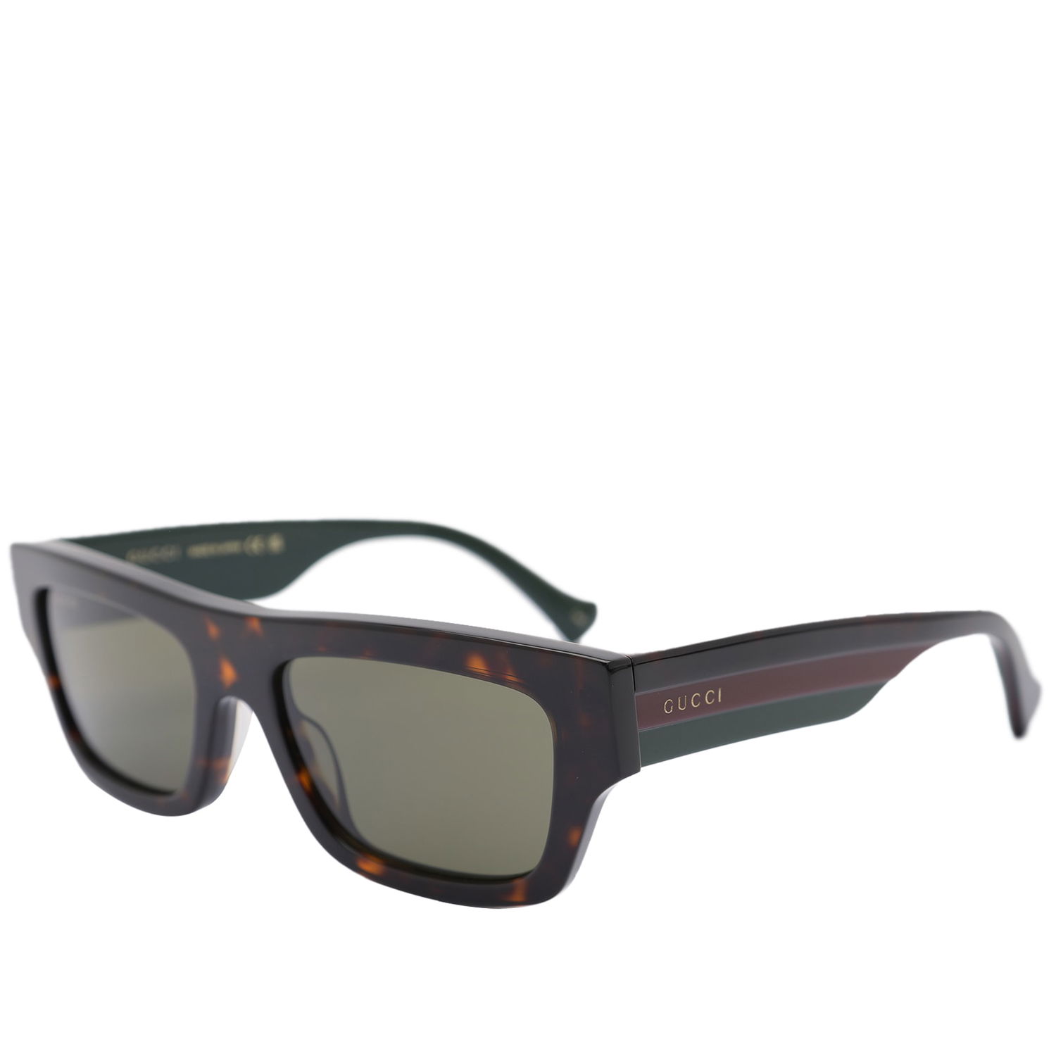 Aurinkolasit Gucci Eyewear GG1301S Sunglasses Havana/Green Ruskea | GG1301S-002, 0
