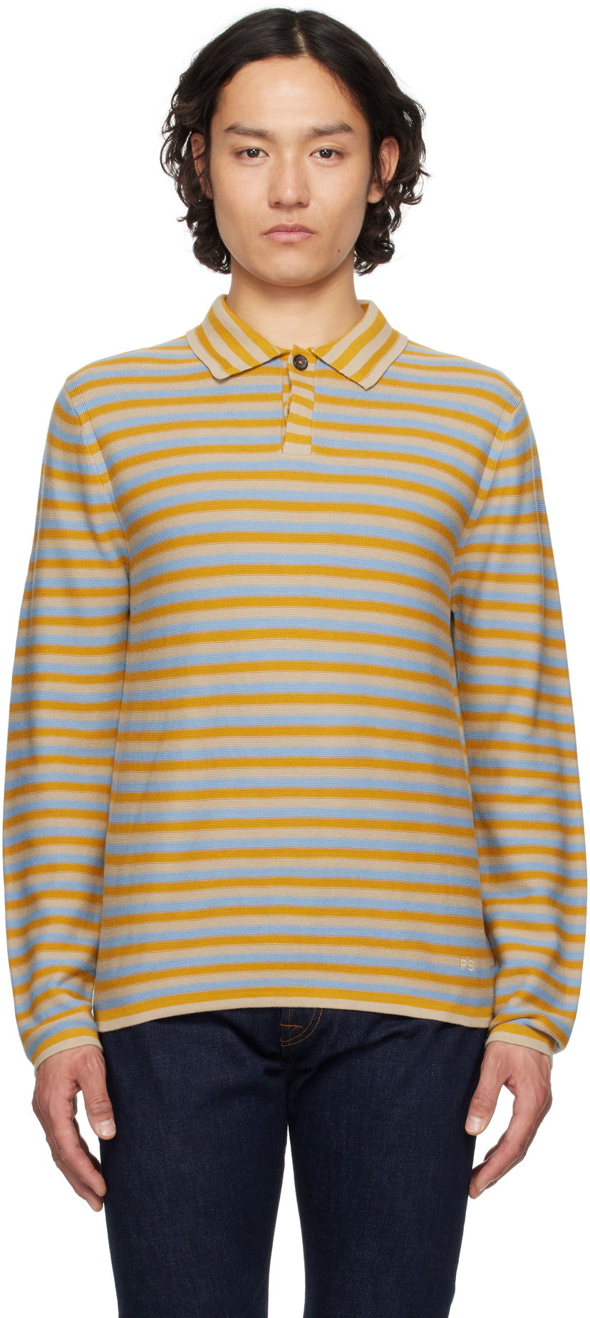 Poolopaita Paul Smith PS Paul Smith Striped Knitted Polo Monivärinen | M2R-299Z-P22295-40
