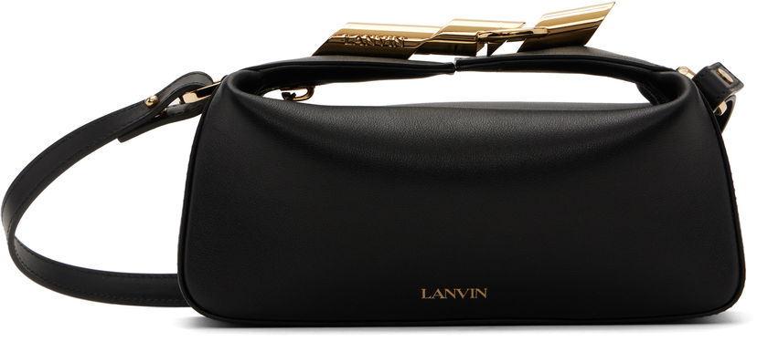 Käsilaukku LANVIN Lanvin Haute Séquence Leather Shoulder Bag Musta | LW-BGBE01-PIEN-P25